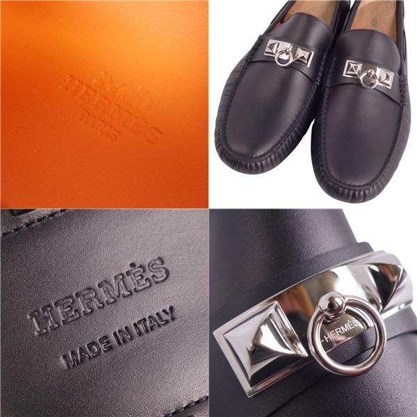 未使用 エルメス HERMES ローファー アーヴィング モカシン コリエ・ド