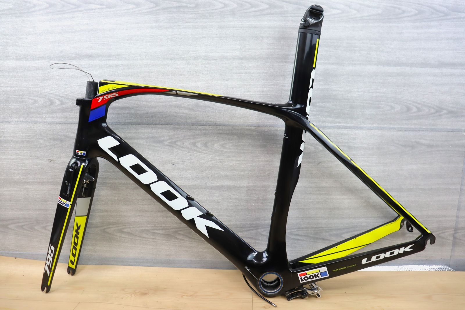 2016 LOOK 795 AEROLIGHT PRO TEAM サイズS ※フォーク(ジャンク) ZED3クランクセット付 モンドリアンカラー  フレームセット cicli17 - メルカリ