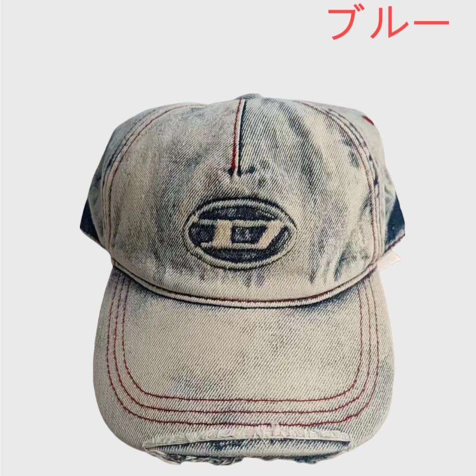 新品未使用DIESEL ディーゼル デニム　キャップ　帽子 ベースボールキャップ Cap