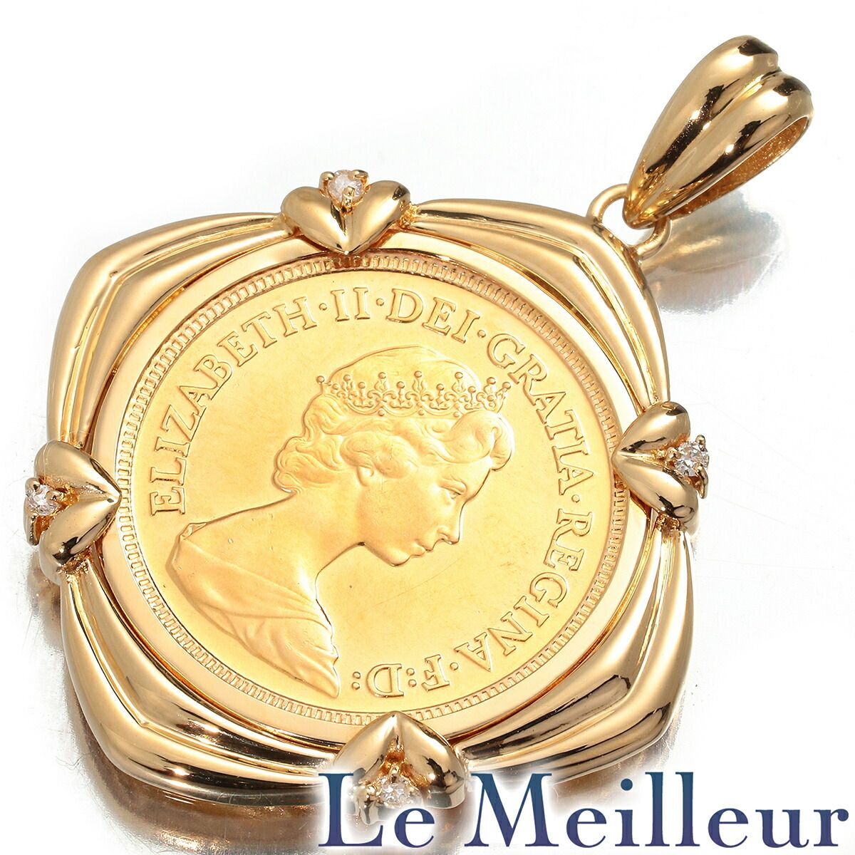 エリザベス2世 金貨 イギリス ソブリン 1982年 コインペンダントトップ K22 中古 プレラブド 返品OK - メルカリ