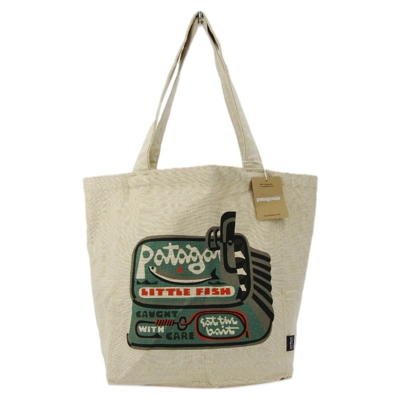 patagoniaセット ストライプ トートバッグ フリスビー ステッカー 新品 未使用 Patagonia パタゴニア リサイクルマーケットトート 59250