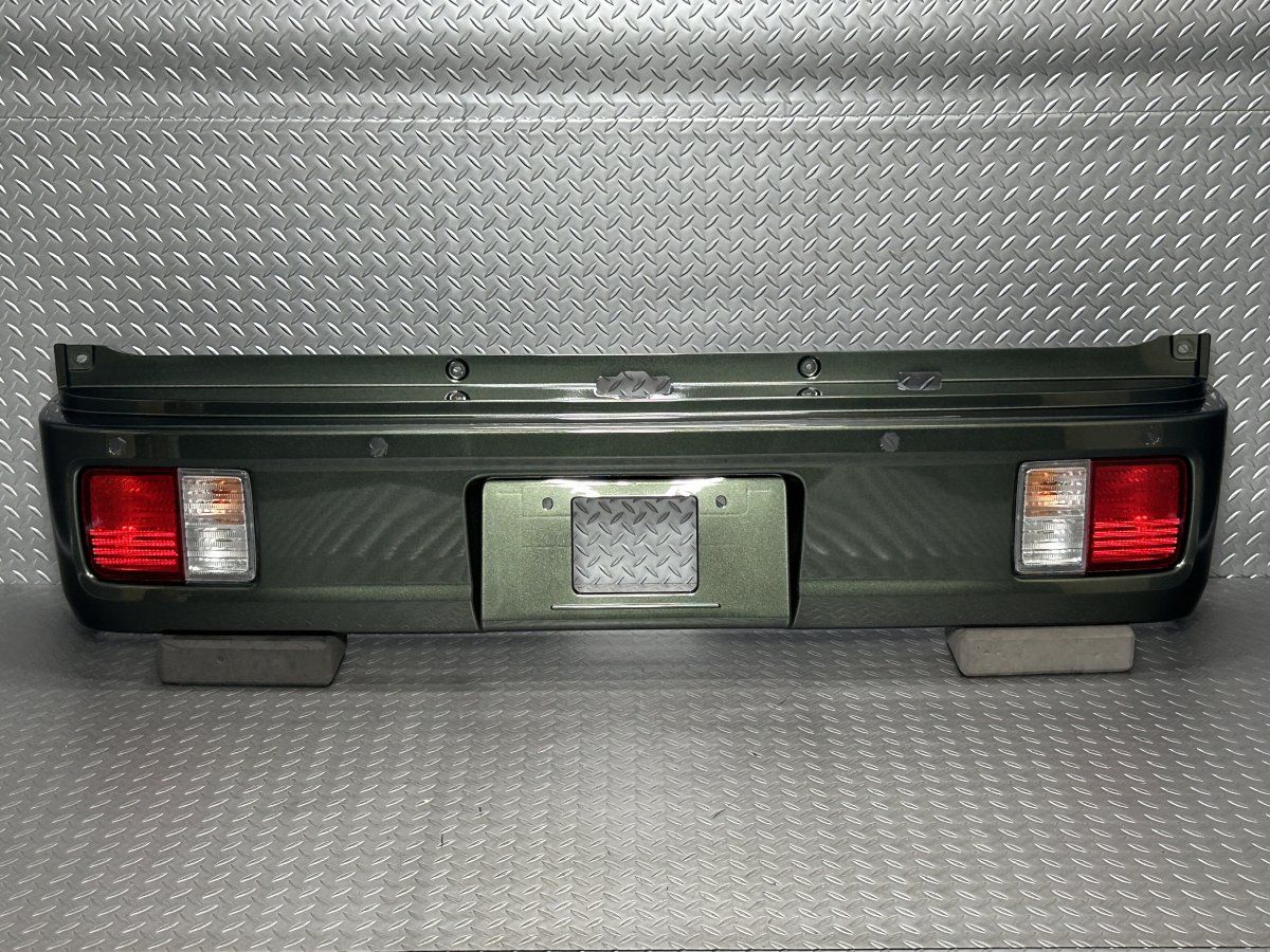 エブリイ DA17V リアバンパー クールカーキ(ZVD) 純正 新車外し
