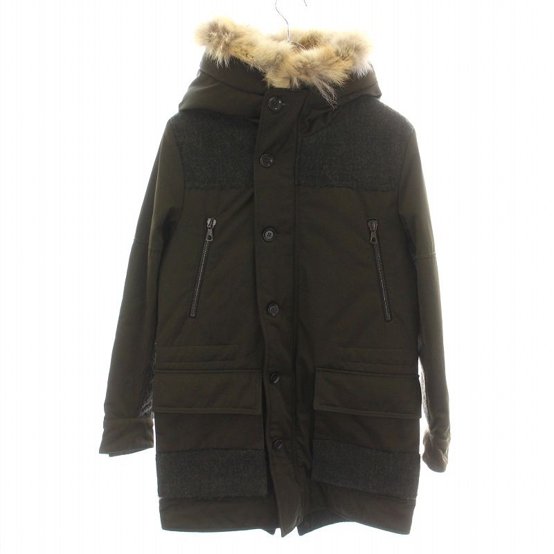 メッサジェリエ Messagerie フーテッドファーコート モッズ ミリタリー  