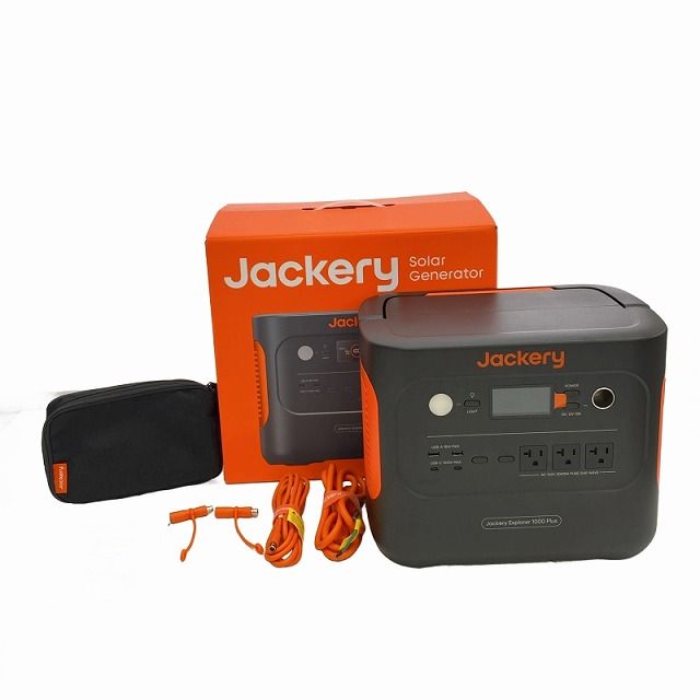 ◆未使用品◆JACKERY JE-1000C ジャクリ ポータブル電源 発電機 ※陸送限定 アウトドア 災害対策 Q74021NL Jackery 1000 Plus ポータブル電源 ジャクリ JE-1000C