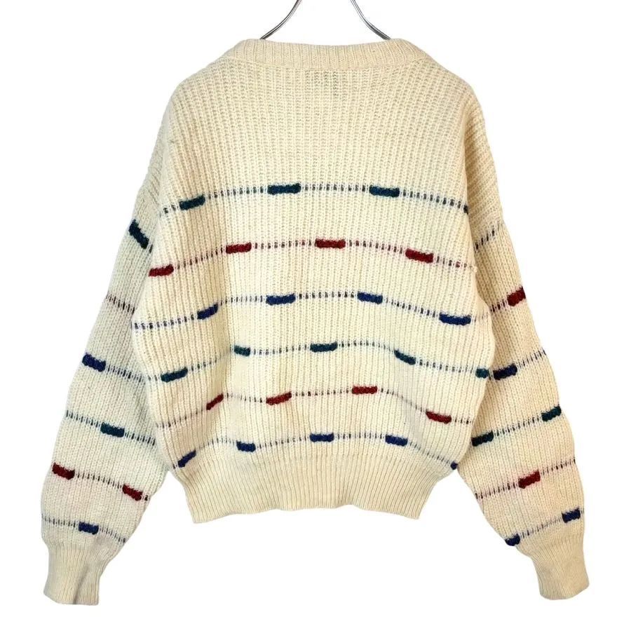 USA製environmental clothingウールニットデザインセーター