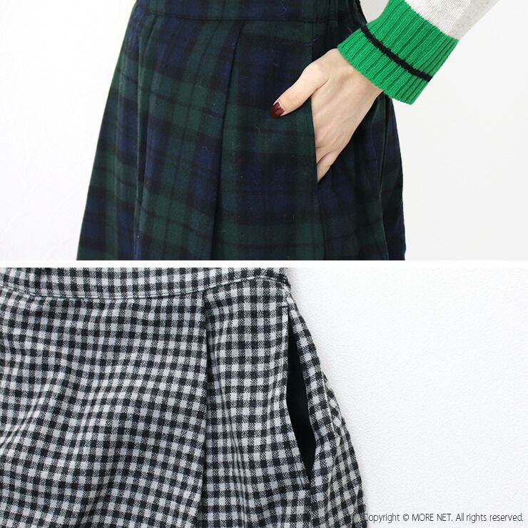 ボトムス ブロックチェック