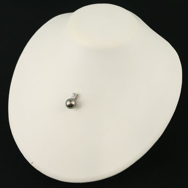 TASAKI タサキ ペンダントトップ ブラックパール 真珠 10.8mm