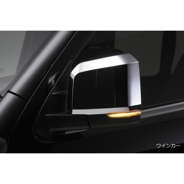 流星 Ver χ カイ 200系 ハイエース 6型 7型 8型 LED ウインカーミラー ロアカバー交換 ライトバーポジ フットランプ オープニング機能付 検 ドアミラー テール ランプ ヘッドライト カスタム パーツ メッキ グリル シーケンシャル