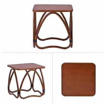 ラタン サイドテーブル 角形 T266KA