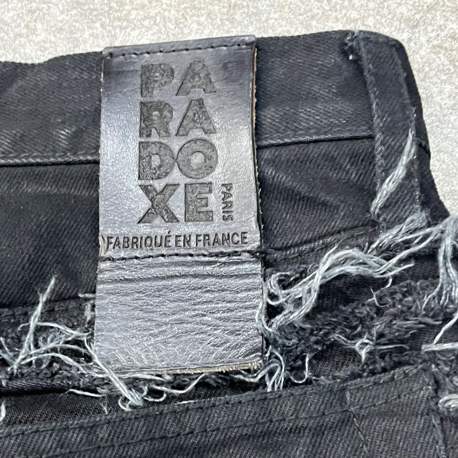 参考上代198000円 PARADOXE PARIS BAGGY ABYSS SHORTS バギーアビス 