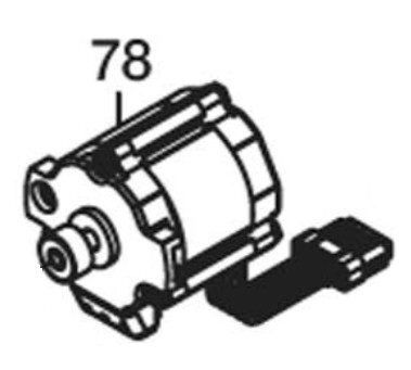マックス MAX 鉄筋結束機 RB-400T-E-B2C|1450A用 No.78 ネジリモータユニット RB70617 部品 修理 パーツ 建築 建設 型枠 鉄筋 工事 土木