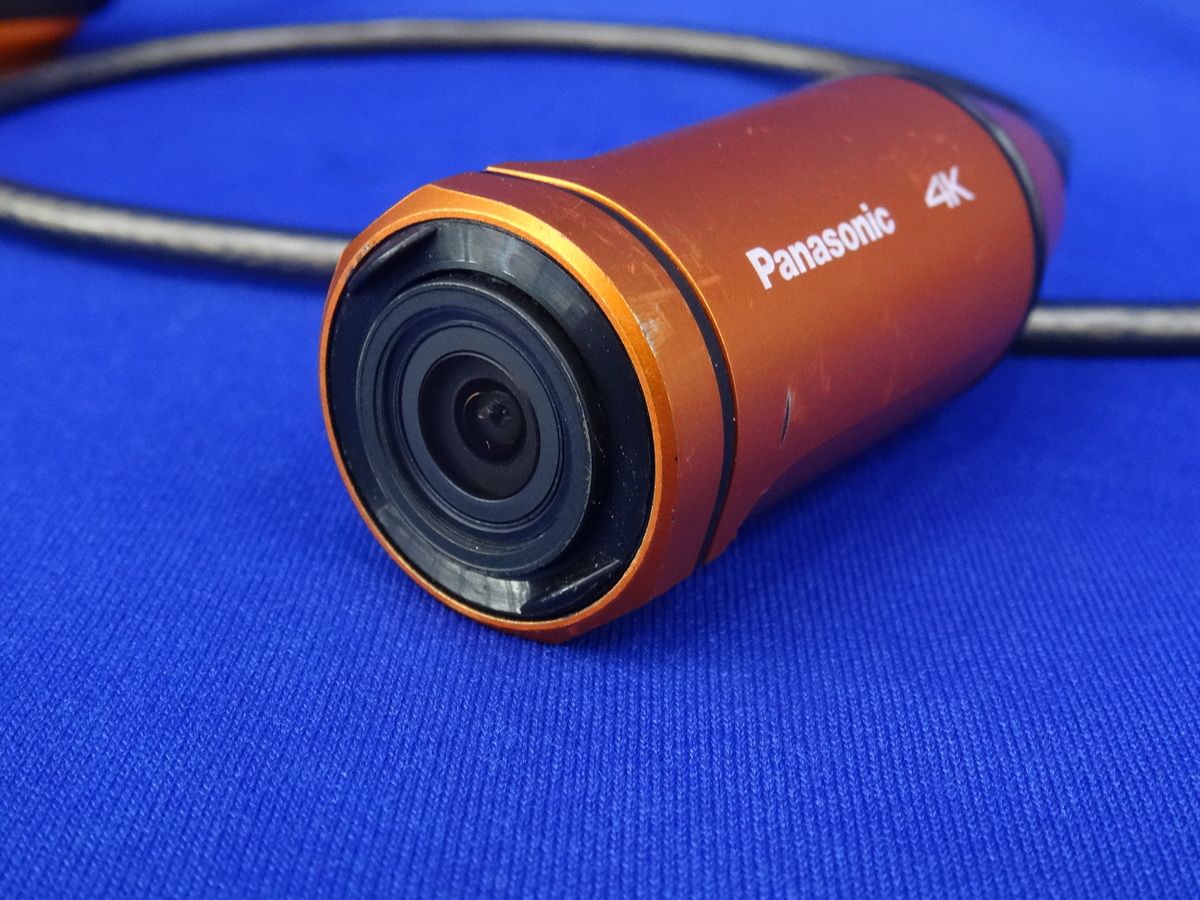 並品 パナソニック 4Kウェアラブルカメラ HX-A500-D オレンジ