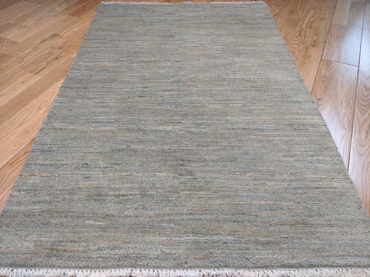 四季を楽しむオールシーズンラグ マット ガゼニ ギャッベ 124x79㎝ ブルーグレー MARWIL-DEMENAGEMENTS_CH