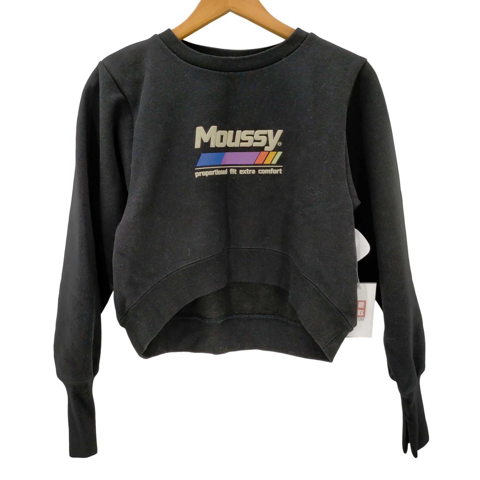 マウジー moussy 90S MOUSSY CROPPED プルオーバー レディース FREE 