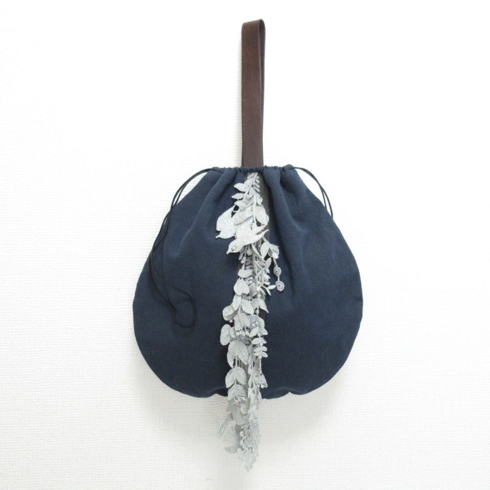 未使用☆ミナペルホネン　forest diamond pear bag ポーチ 未使用タグ付】ミナペルホネン forest diamond pear bag - メルカリ