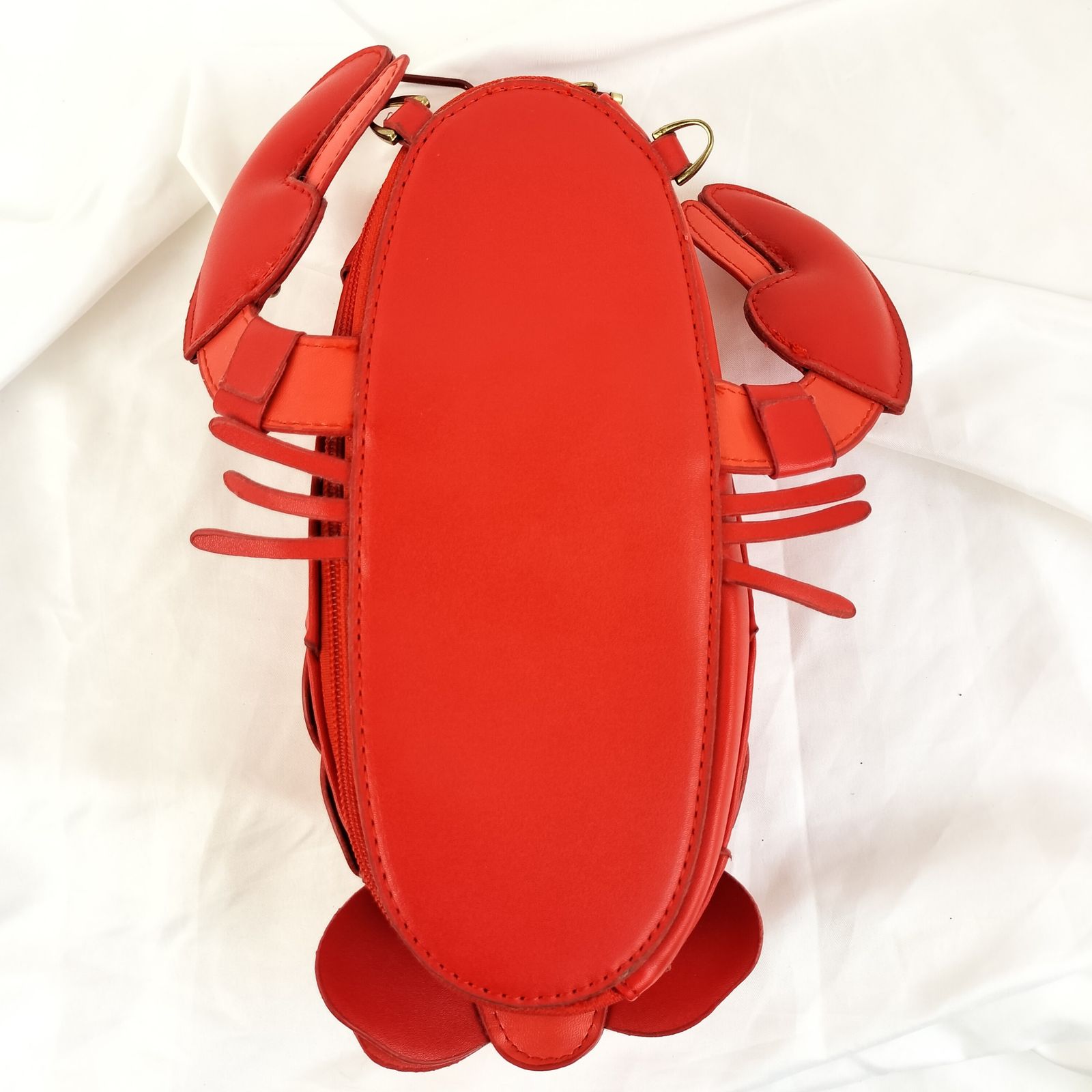 個性派デザイン✨】 ロブスター型 ショルダーバッグ エビ ゴールド  