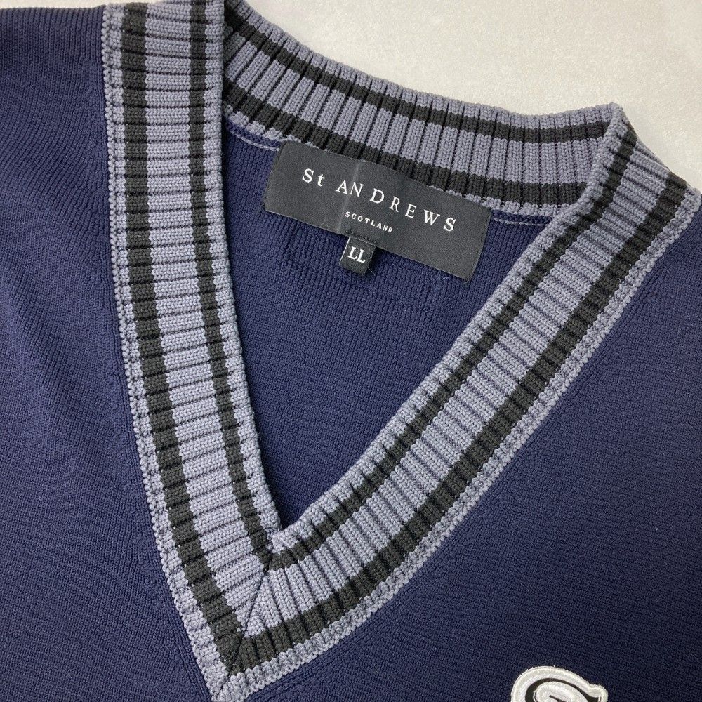 サイズ：LL ST ANDREWS セントアンドリュース ニットベスト