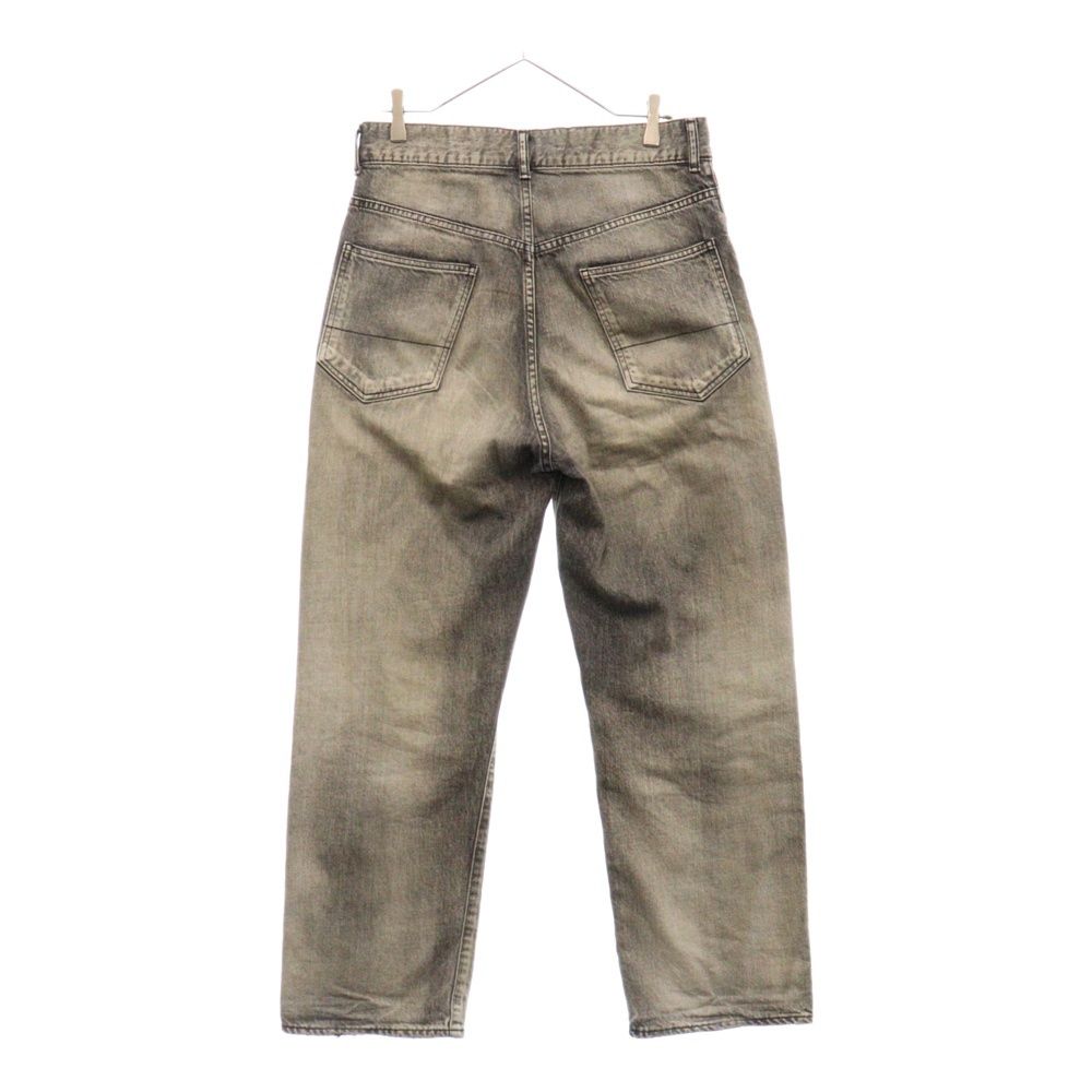ANCELLM (アンセルム) 23AW AGING BLACK DENIM STRAIGHT 5P PANTS