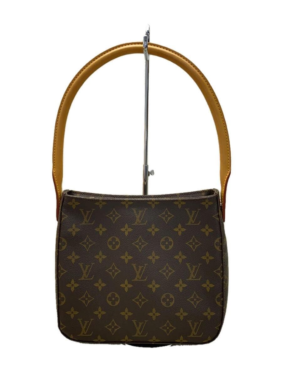 LOUIS VUITTON ルーピングMM_モノグラム・キャンバス_BRW PVC ブラウン - メルカリ