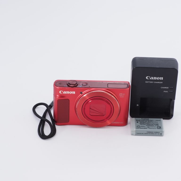 Canon キヤノン コンパクトデジタルカメラ PowerShot SX620 HS レッド ...