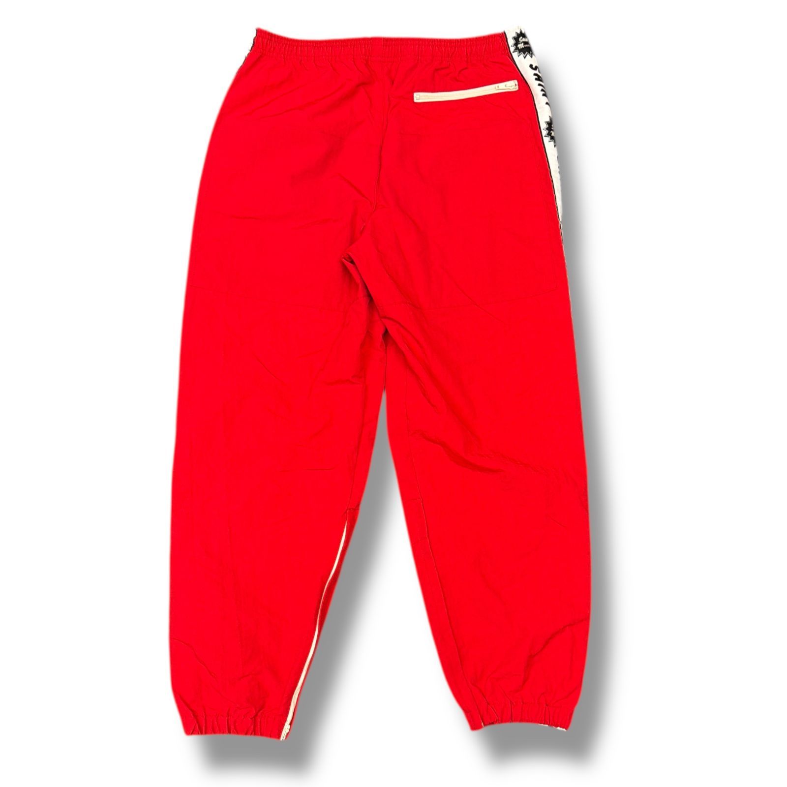 参考上代68200円 SAINT MICHAEL 24SS TRACK PANTS | SIDE TAPE トラックパンツ イージーラインパンツ セントマイケル SM-YS8-0000-067 レッド L 1459M7
