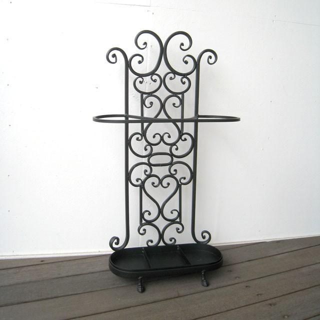 アイアン 傘立て アンティーク おしゃれ 玄関 ロートアイアン 雨 屋外