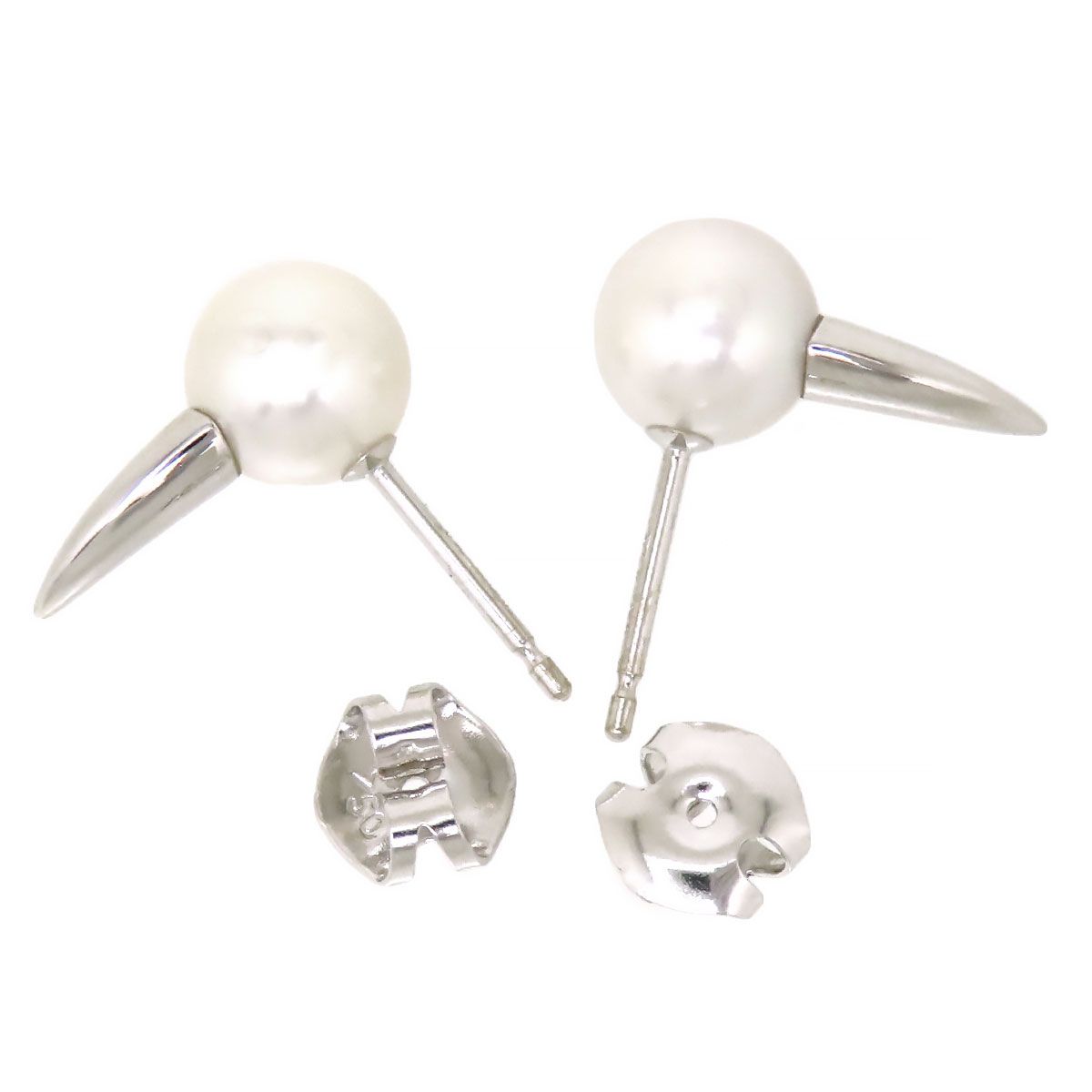 誇り タサキ デインジャー ファング ピアス E-4431-18KWG 750 K18WG レディース TASAKI ジュエリー