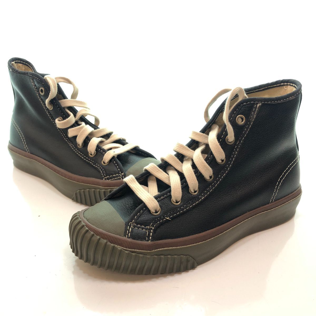 CONVERSE コンバース CHUCKTAYLOR チャックテイラー 1946年 200足限定 復刻 ハイカット スニーカー VINTAGE HI  ヴィンテージハイ 木箱 レディース BLACK ブラック KHAKI カーキ 22.5cm 1Q272