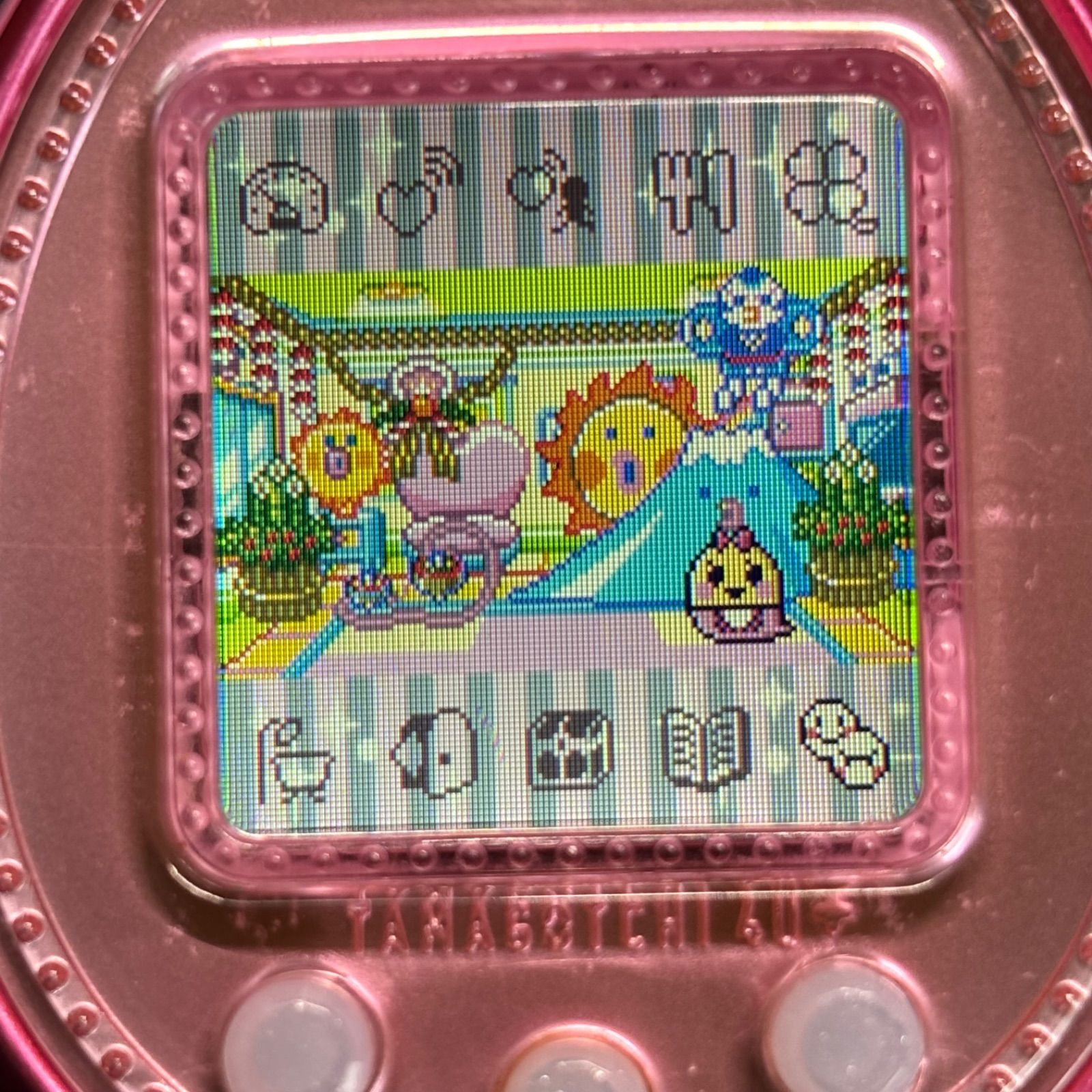 動作正常】たまごっち 4Uプラス ベビーピンク （TAMAGOTCHI 4U＋