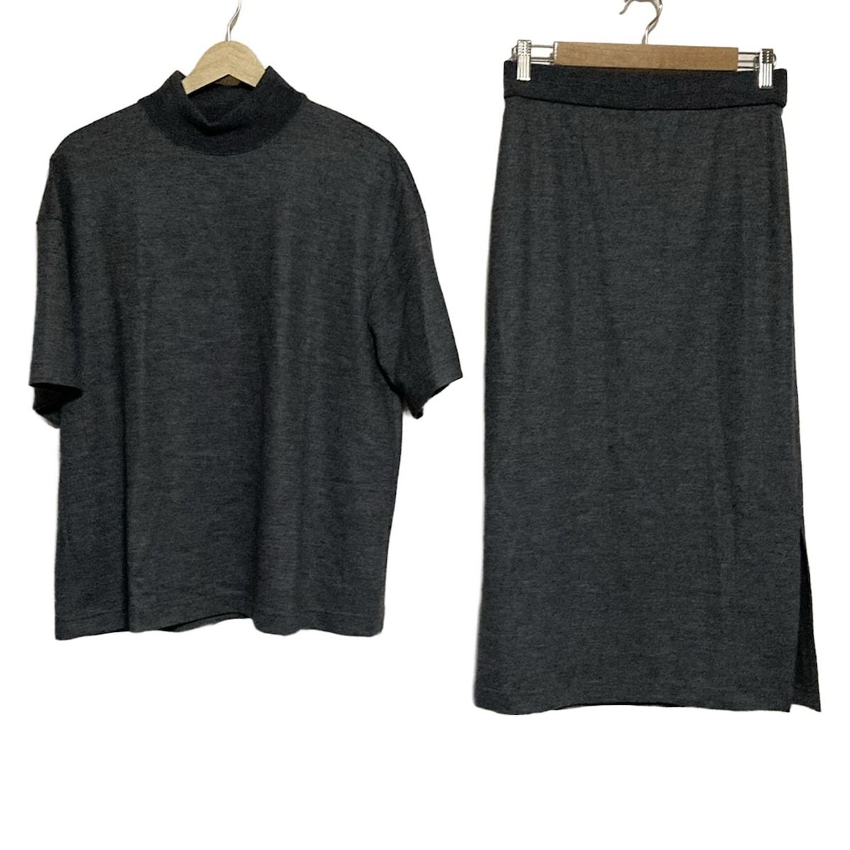 theory luxe セオリーリュクス スカートセットアップ レディース - ダークグレー