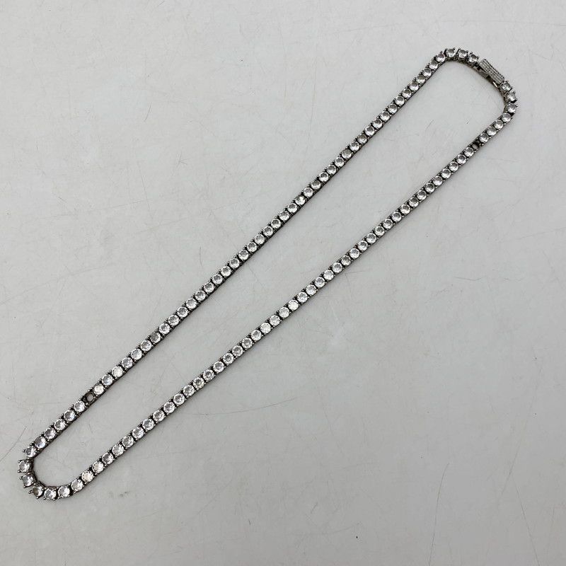 現状渡し品】AVALANCHE アヴァランチ TENNIS NECKLACE 4MM 925