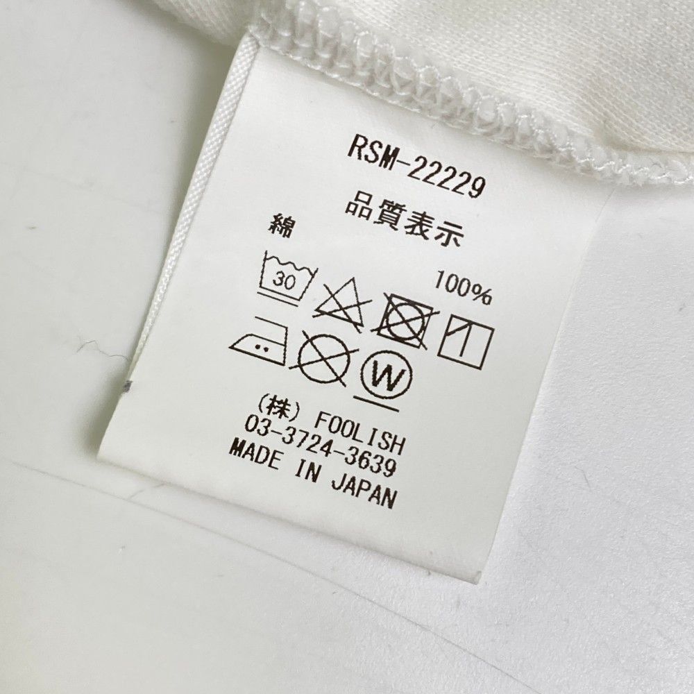 サイズ：M ROUGH&amp;SWELL ラフアンドスウェル  長袖タートルネックTシャツ  ホワイト系 [240101455636] ゴルフウェア メンズ ストスト rough&swell［ラフアンドスウェル］SMILE TURTLE/スマイルソフト