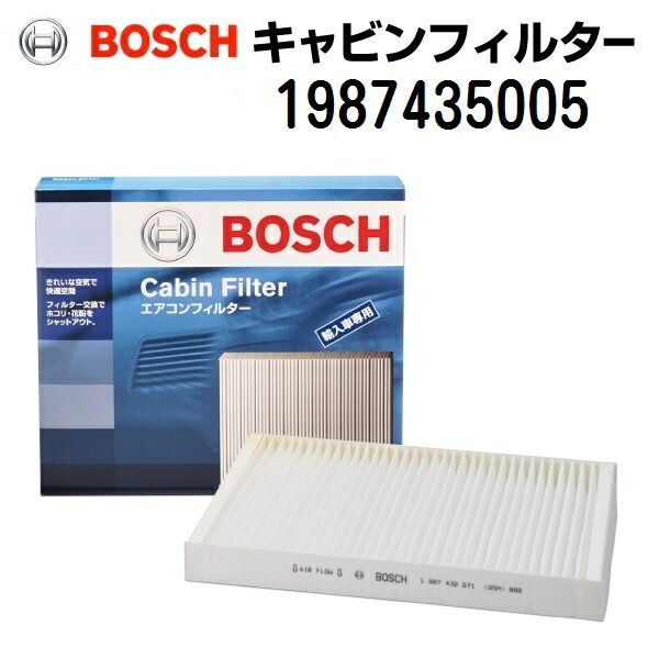 フィアット パンダ‘12[312] 900CC BOSCH(ボッシュ) 輸入車用エアコンフィルター キャビンフィルター (除塵タイプ) 1987435005