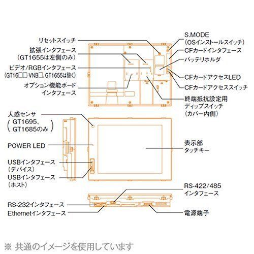 三菱電機 GT1665M-VTBD GOT1000 GOT本体 - メルカリ