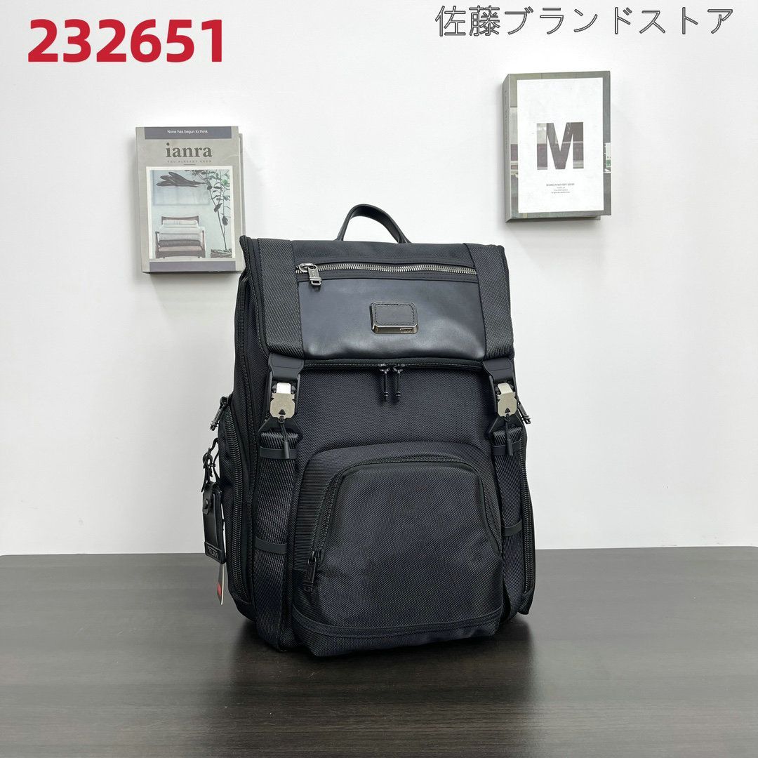 希少】新品未使用 ❣ TUMI Alpha Bravo LARK リュック ビジネスバッグ バックパック レザー トゥミ ブラック メンズ  ビジネスリュック 通勤 通学 出張 大容量 - メルカリ