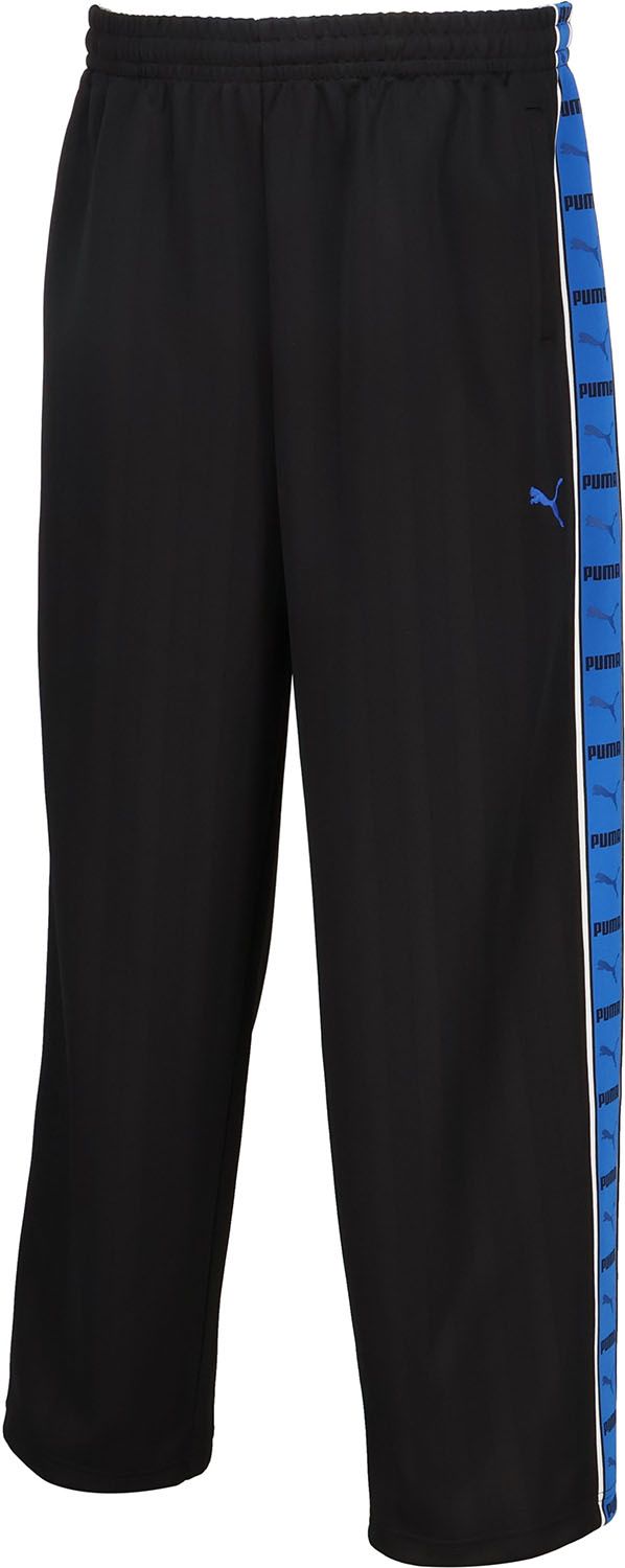 プーマ PUMA シャドウ ストライプ SHADOW STRIPE ニットパンツ ロングパンツ 長ズボン ジャージ トレーニングウェア ランニング スポーティ ジム セットアップ 527755 51 PUMABLACK-PUMATEA