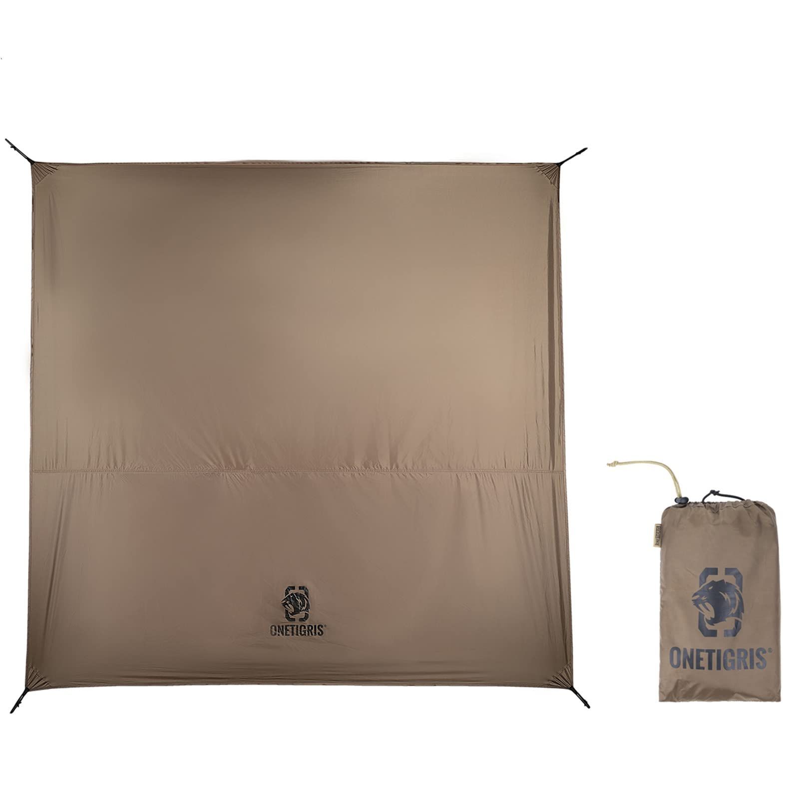 【早発送】OneTigris SOLO HOMESTEADテント専用グランドシート テントシート240x240 軽量 キャンプ 登山 ピクニック