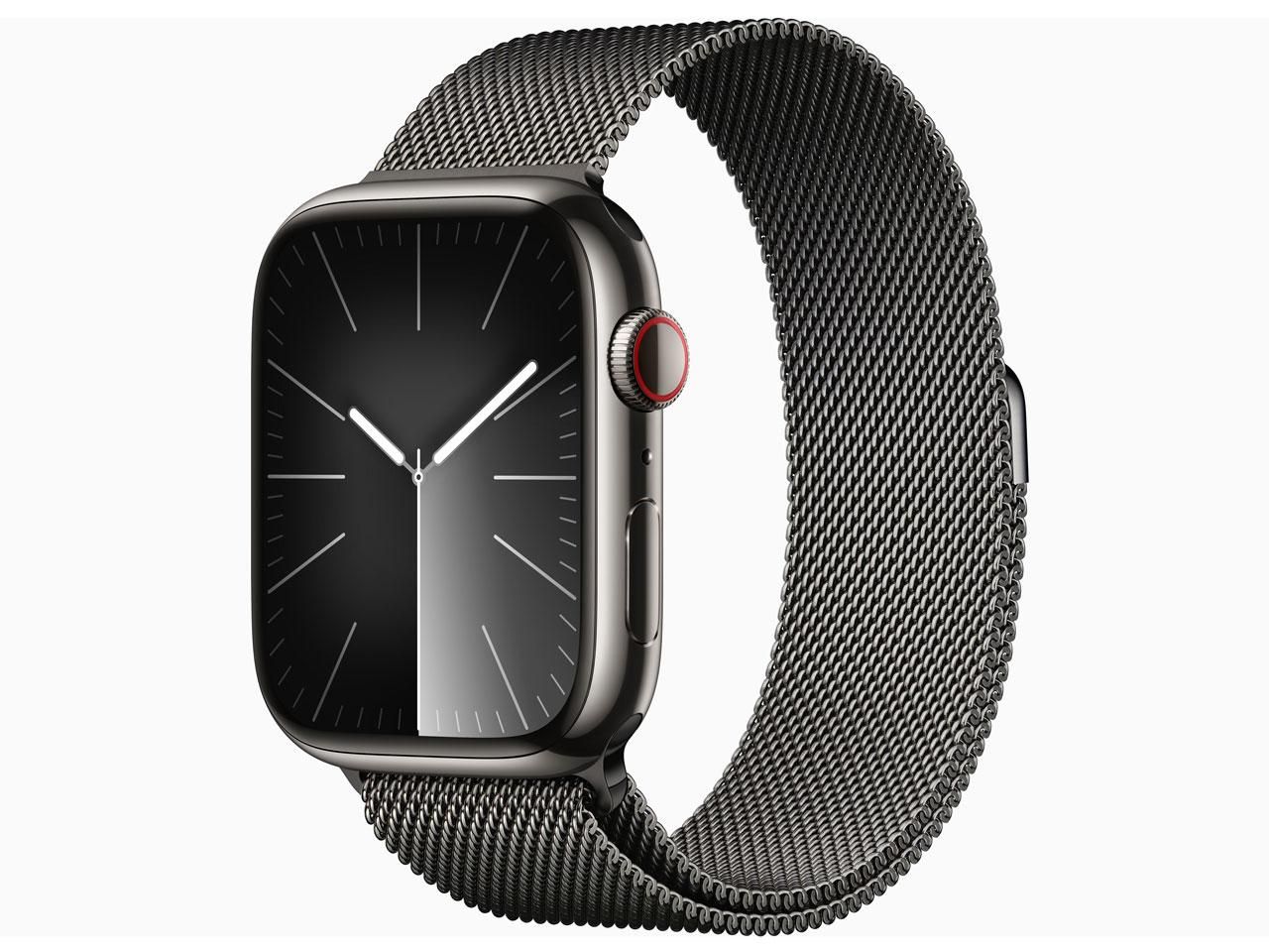 4営業日で発送 APPLE アップル アップル APPLE Apple Watch Series 9 GPS Cellularモデル 45mm MRMX3J A グラファイトミラネーゼループ