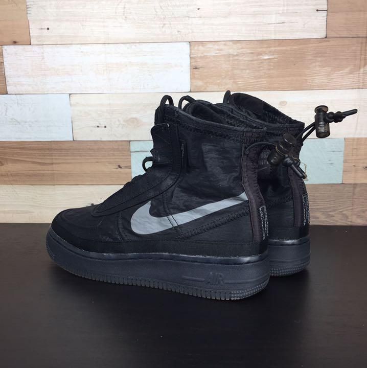 ★(オンステ)NIKE AIR FORCE 1 SHELL エア フォース 1 シェル ブラック 黒 レディース ナイキ スニーカー 22.5 cm U01563