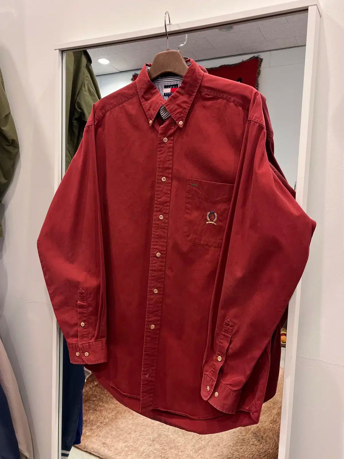 90s Tommy Hilfiger Tommy Hilfiger トミーヒルフィガー コットン シャツ