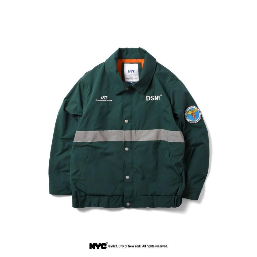 LFYT X DSNY エルエフワイティー × デイーエスエヌワイ COMMUNITY SERVICES WORKER JACKET ジャケット  LS211003 DARK GREEN Lサイズ - メルカリ