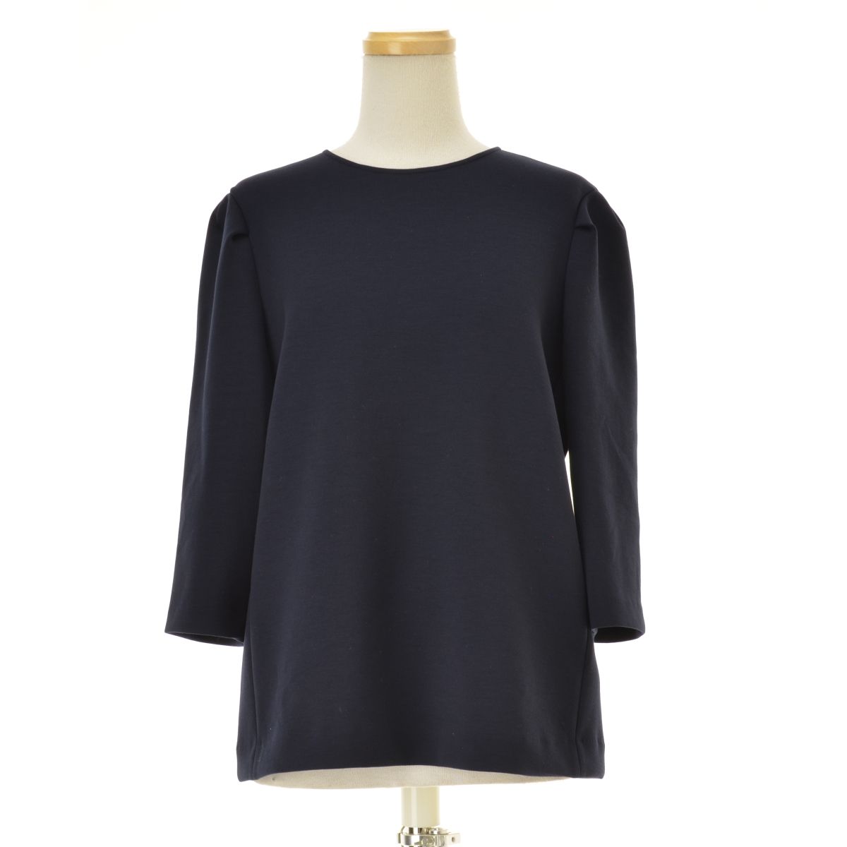 MUSE de DEUXIEME CLASSE / ミューズデドゥーズィエムクラス 25SS 25051500405010 dumblefit クルーネック 七分袖ブラウス MUSEdeDEUXIEMECLASSE】25SS 25051500405010 dumblefit クルー