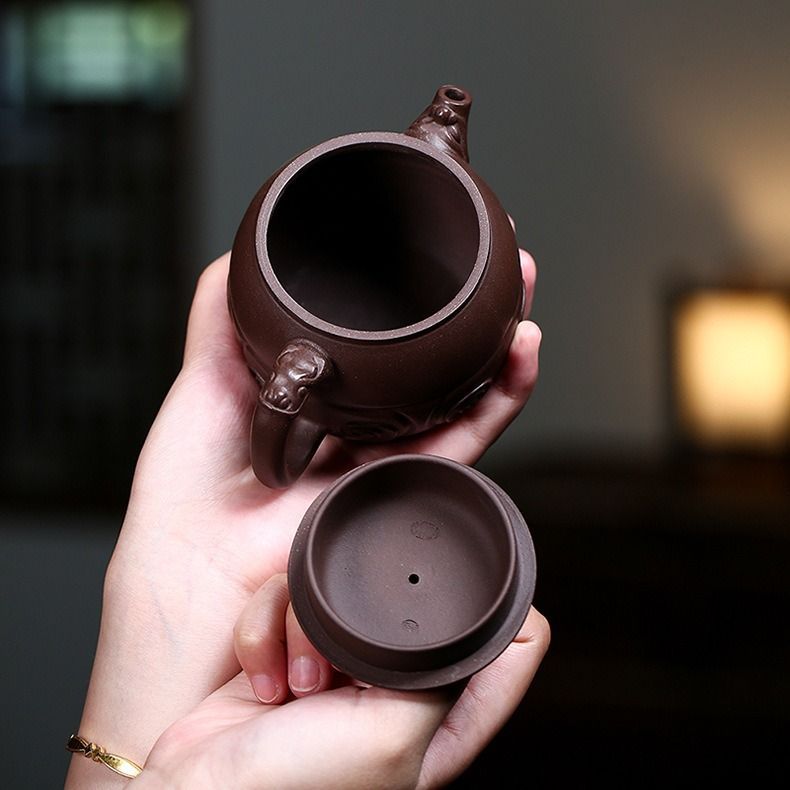 中国古玩 唐物 煎茶道具 朱泥 紫泥 荊渓恵孟臣製 款