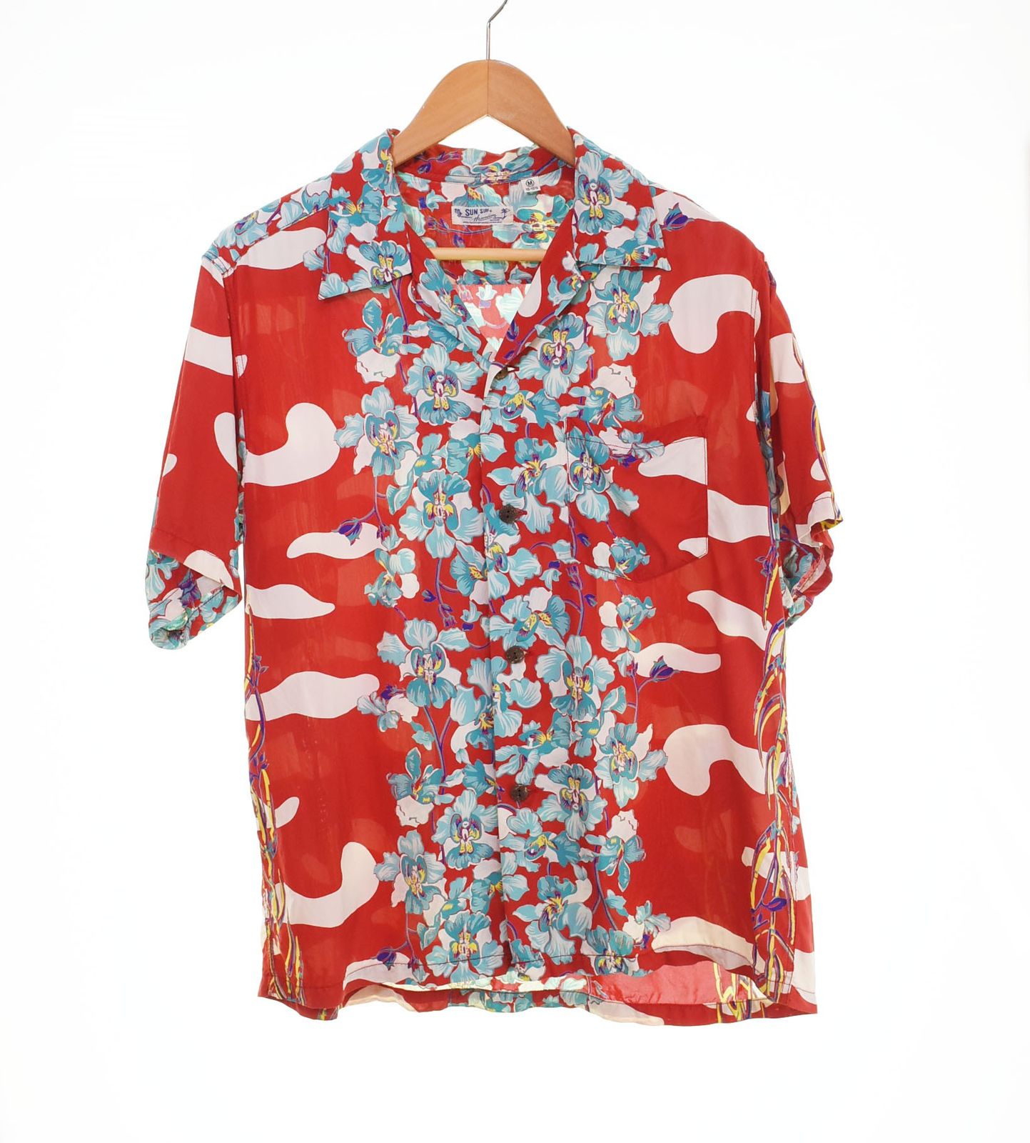 SUN SURF アロハシャツ 花柄 ヴィンテージ 美品 SUN SURF