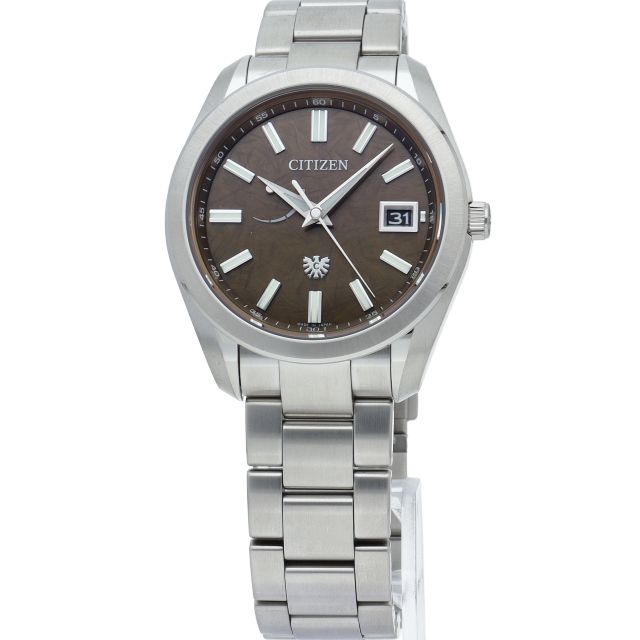 シチズン ザ シチズン エコ ドライブ 39mm ブラウン 特定店限定 世界 