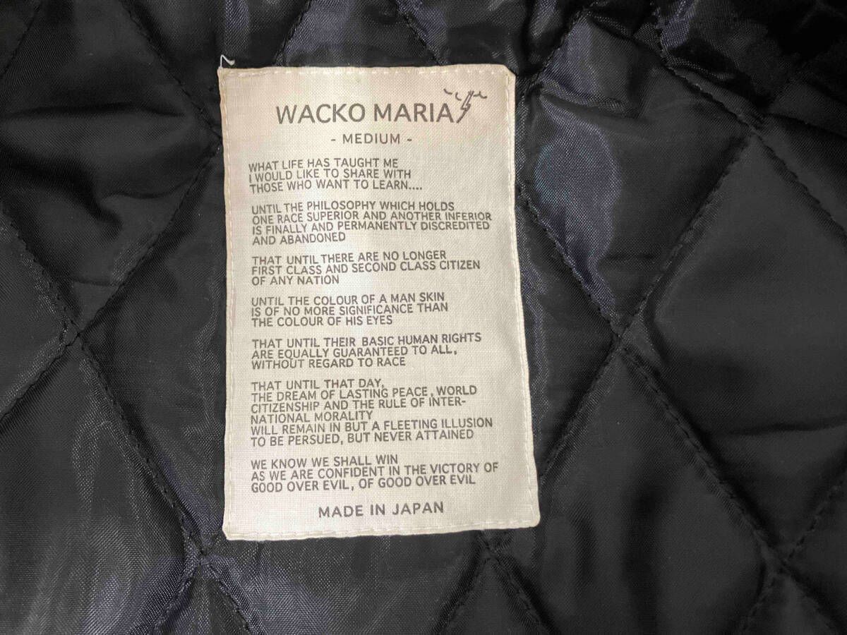 WACKO MARIA/ワコマリア/刺繍ウールジャケット/ブラック/Mサイズ