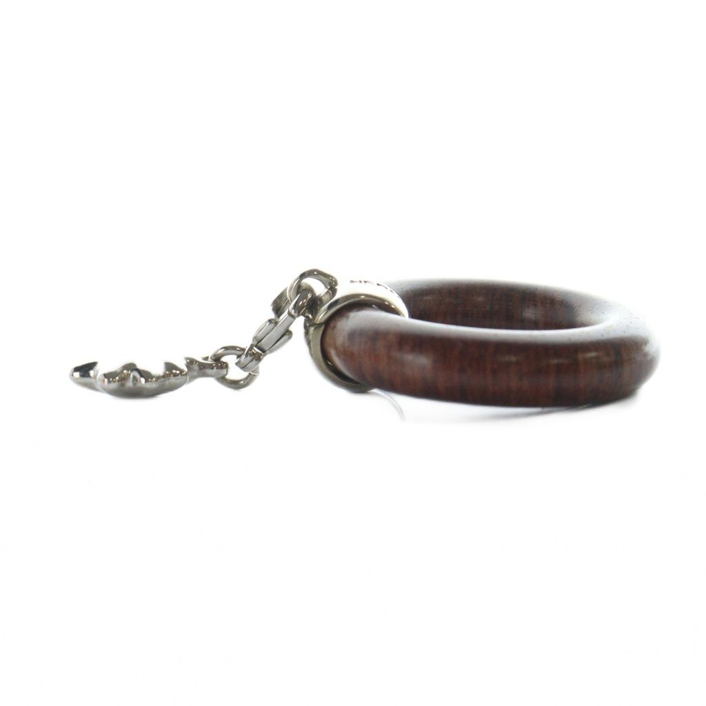 エルメス HERMES スカーフリング アクセサリー ウッド ロゴ 刻印 箱  