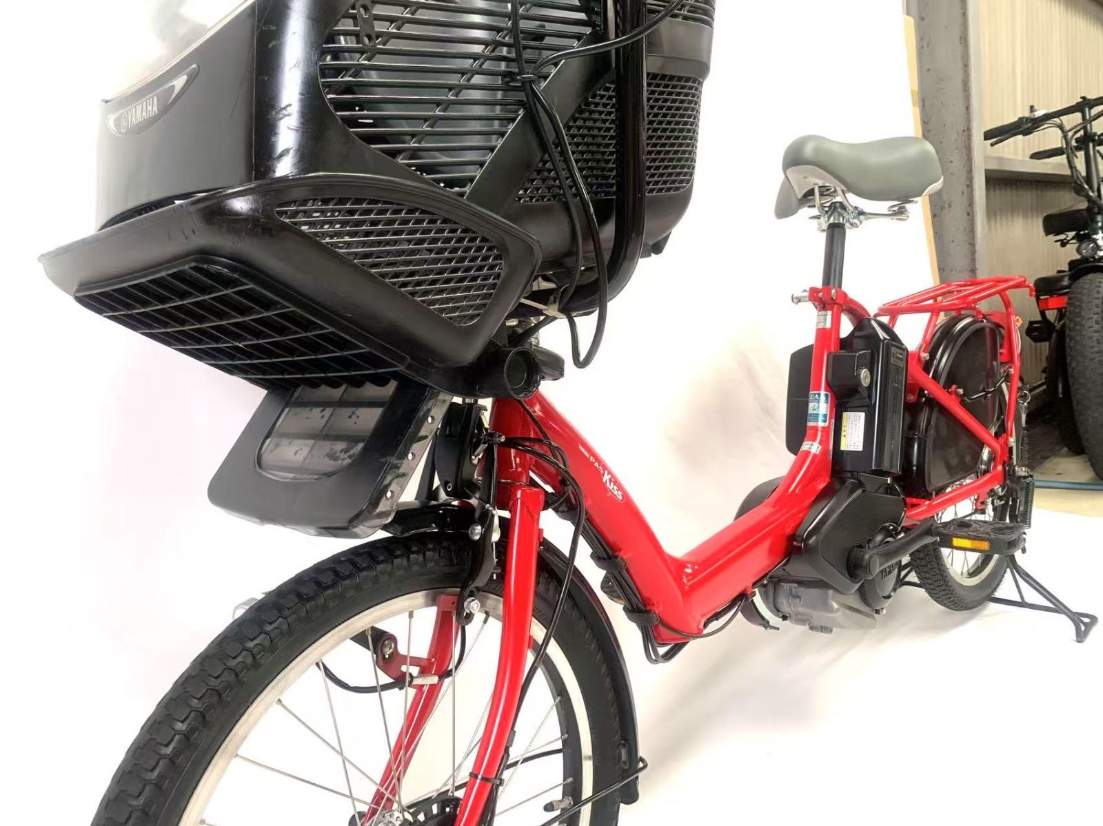 美品】即乘 発送不可 YAMAHA 電動アシスト自転車 PAS KISS 子供