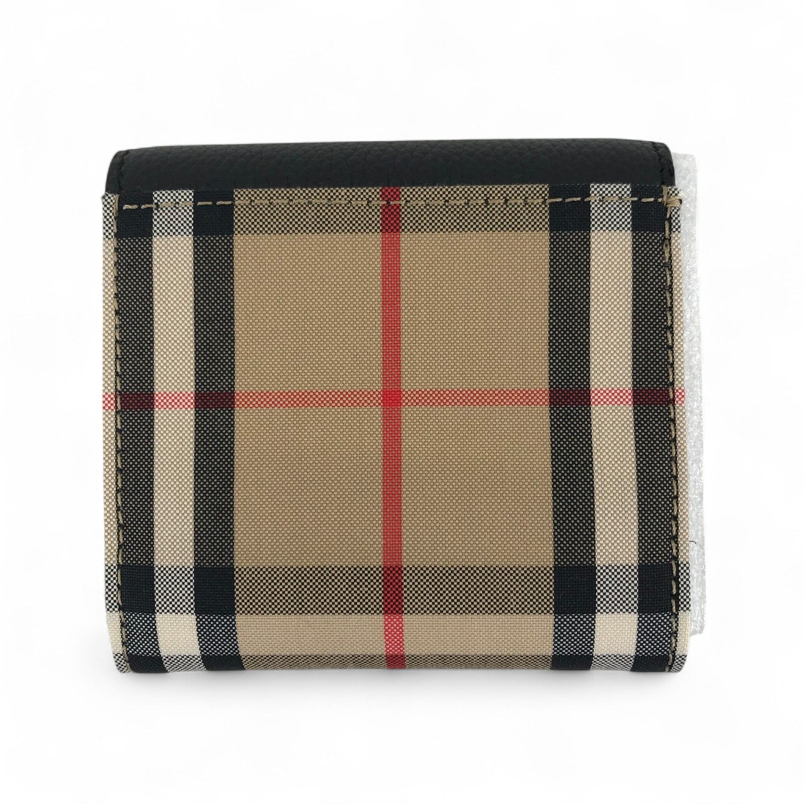 ✨新品未使用✨ BURBERRY ミニ財布 ノバチェック キャンバス 手紙型 