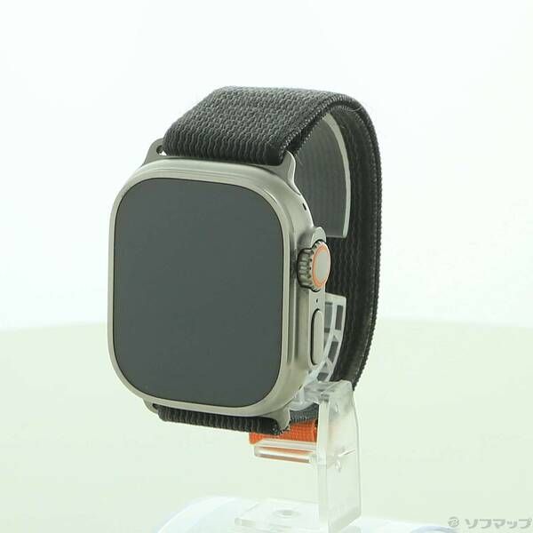 〔 品〕 Apple Watch Ultra GPS Cellular 49 mm チタニウムケース ブラック グレイトレイルループ 262